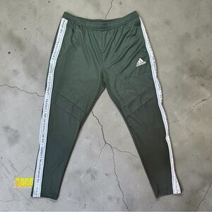 Adidas Olive Green Tiro 19 “The Brand with the 3 Stripes” Men’s Track Pants